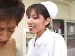 Very Hot and Sexy Asian Nurse -  sucking nurse