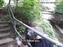 Public Agent Lost Tourist Fucked outside under a Bridge
