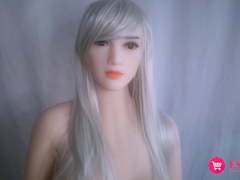 ESDOLL White Swimsuit Heatable Blonde Silicone Sex Doll